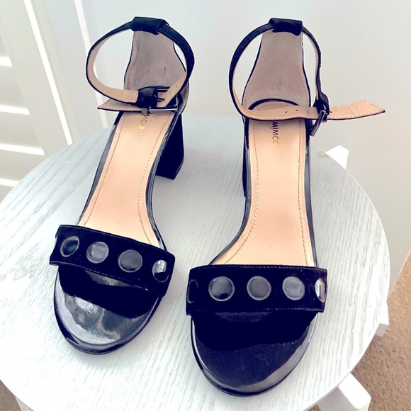 Mimco Shoes - Mimco Black Suede Shoes - Size 37